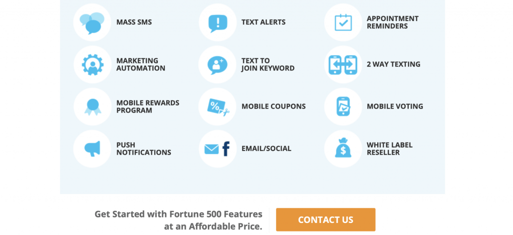Fortune 500 Fortune 500 SMS marketing offer