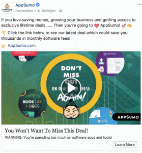Emoticons use AppSumo