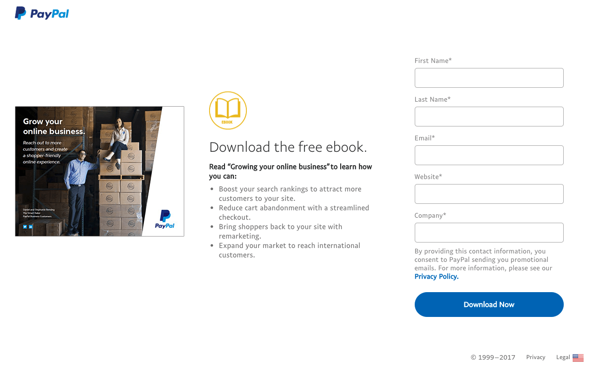 PayPal Landing Page PayPal Landing Page