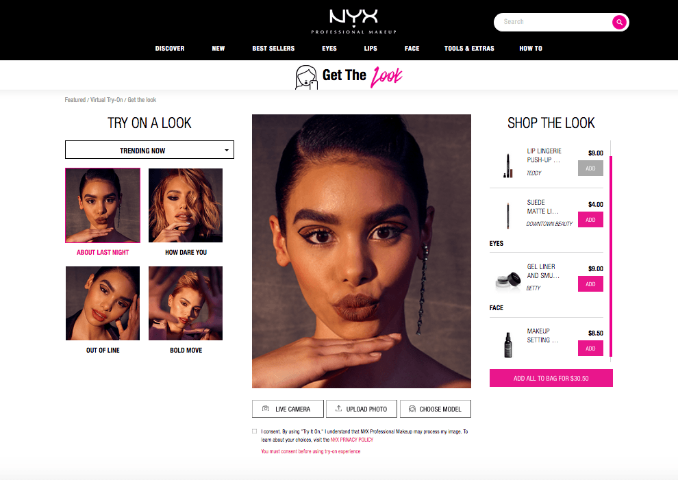 Nyx virtual makeup page Nyx virtual makeup page
