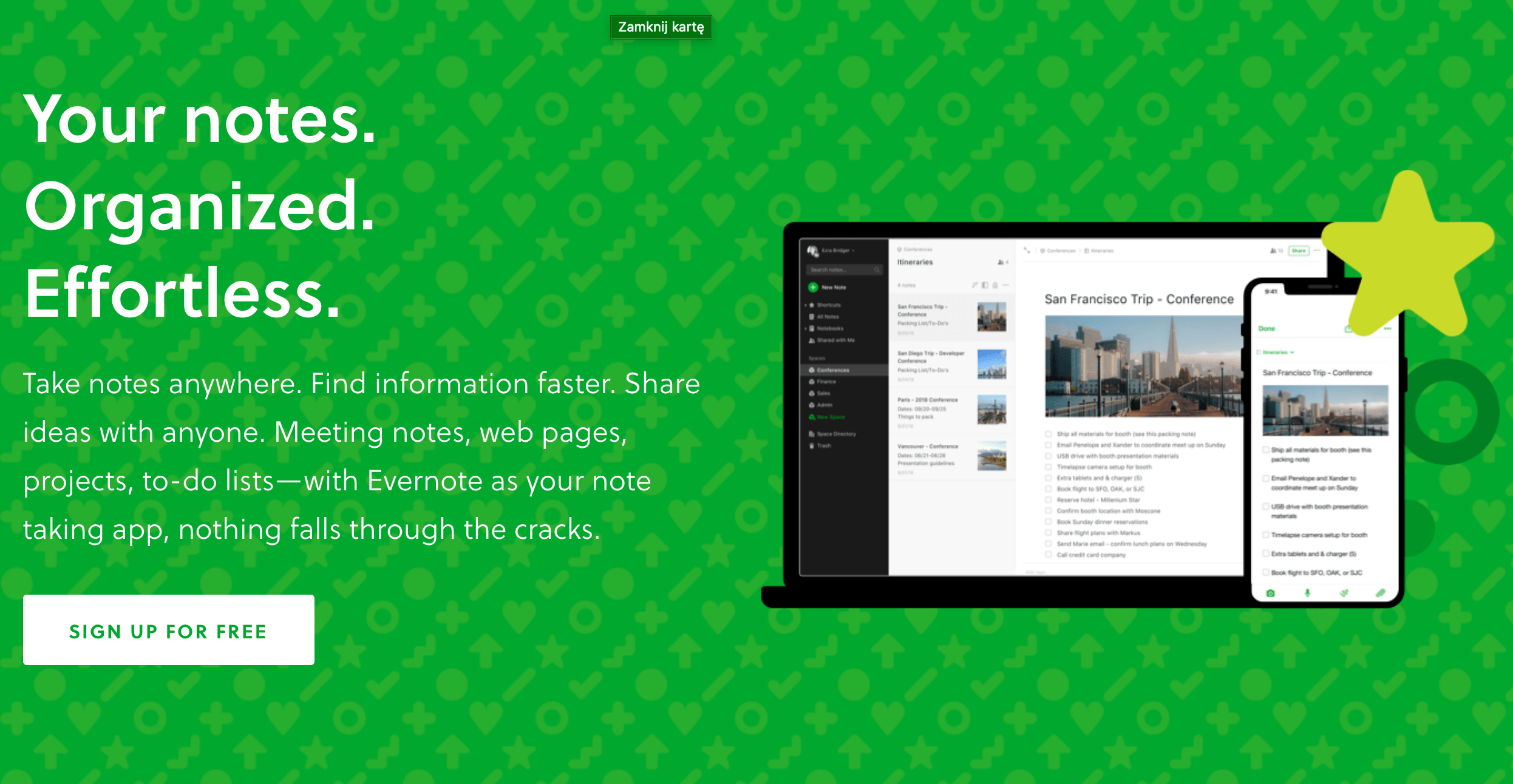 evernote example evernote example