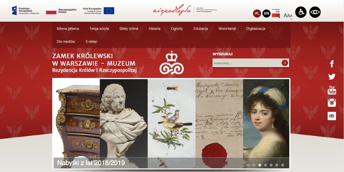 zamek krolewski Strona główna - Zamek Królewski w Warszawie dost. 16.03.2020