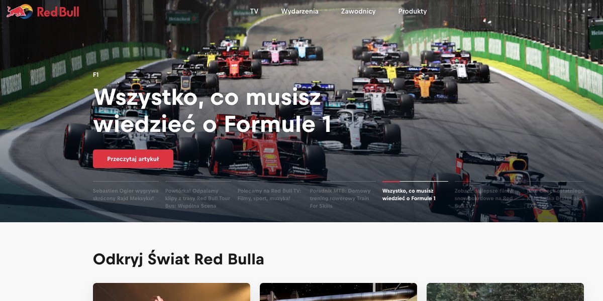 red bull Red Bull - strona główna
