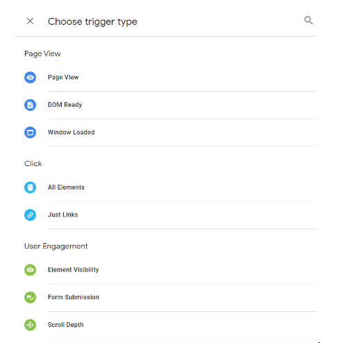 triggers google tags triggers google tags