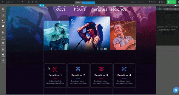 save duplikacja sekcji Duplikuj całe sekcje landing page'y jednym kliknięciem