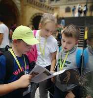 Uczestnicy kolonii w Muzeum Nauki