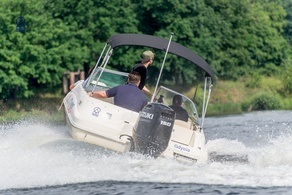 Trening cumowania w kursie na sternika motorowodnego