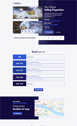 Landing page builder