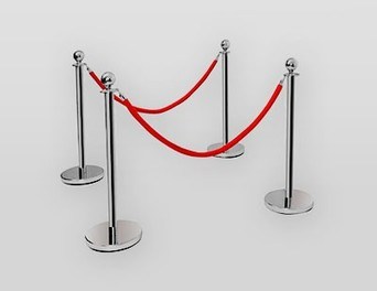 słupki odgradzające / kordony