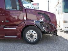 semi truck collision damage
