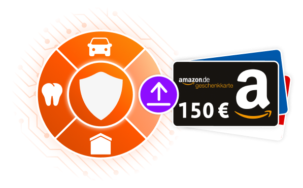 Illustration Bestands&uuml;bertragung Gutscheine