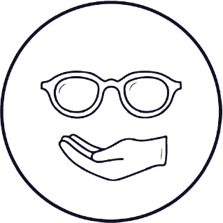 Si tienes mucho tiempo con los lentes icono Icono Si tienes mucho tiempo con los lentesl icono