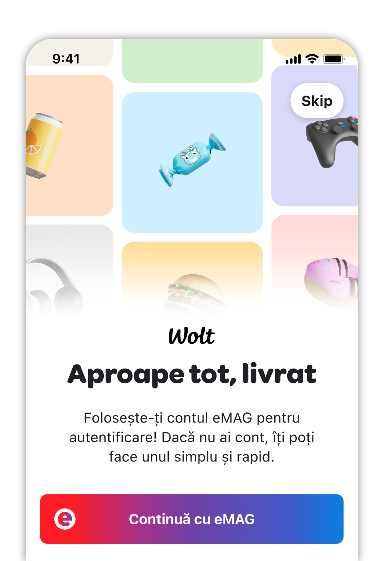 Aproape tot, livrat. Continuă cu eMAG