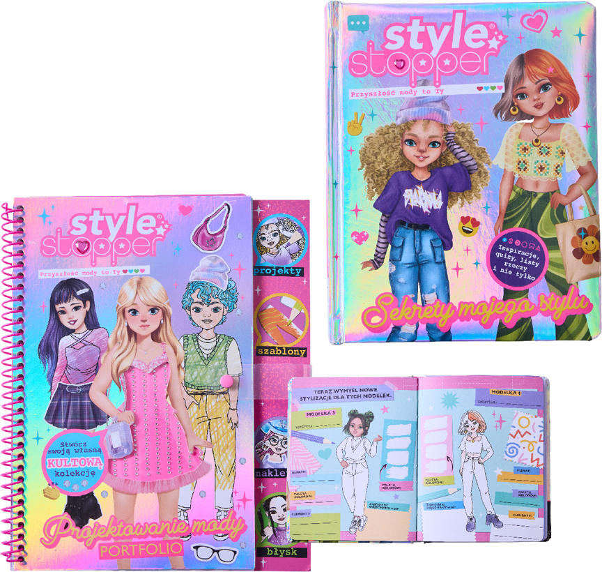 Książeczki kreatywne Style Stopper Książeczki kreatywne Style Stopper