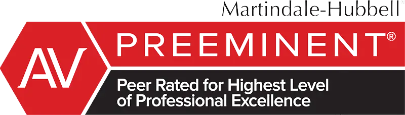 Martindale-Hubbel AV PREEMINENT Peer Rated