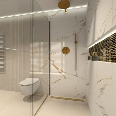 Nowoczesne projekty łazienek Kraków Wizualizacja i projektowanie lazienek Kraków