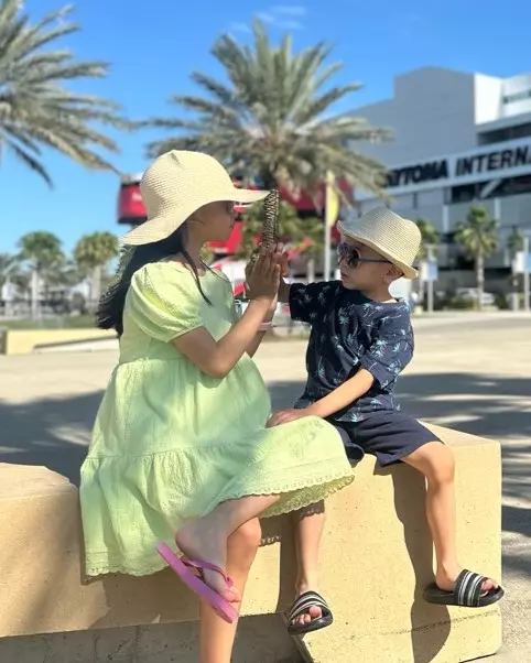 Kids in superhero costumes