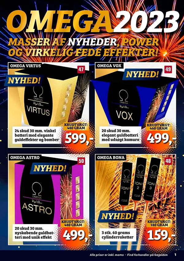 Omega Fyrværkerikatalog 2023