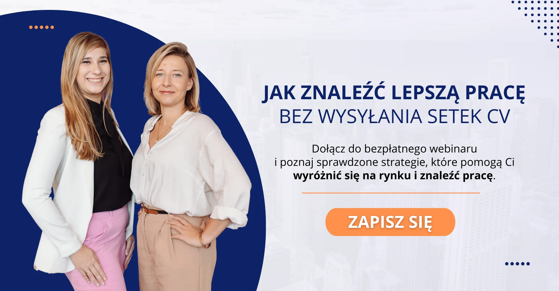 Bezpłatny webinar | Jak znaleźć pracę bez wysyłania setek CV