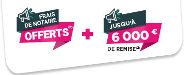 Frais de notaire offerts Frais de notaire offerts