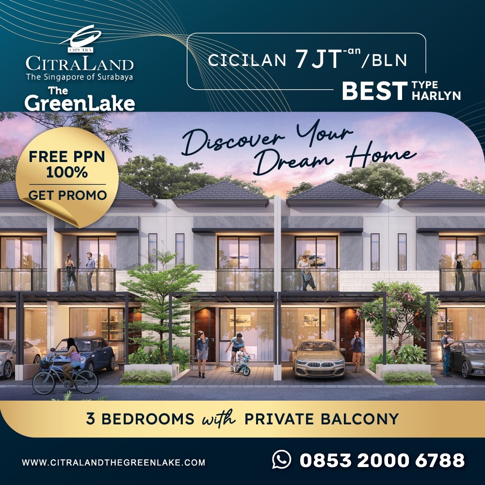 Promo Perumahan The GreenLake Surabaya Promo Perumahan The GreenLake Surabaya