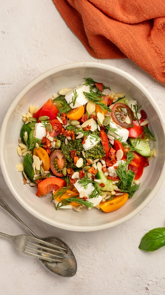 SAŁATKA ORZO Z RYŻEM