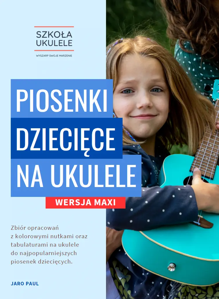piosenki dziecięce na ukulele  - e-book