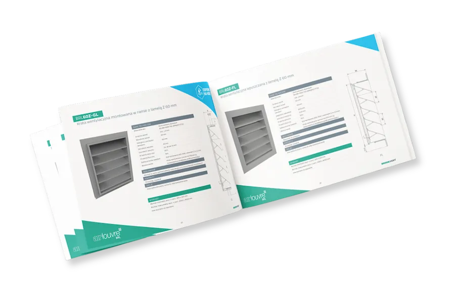 Pobierz pełny katalog krat wentylacyjnych BRL Brookvent