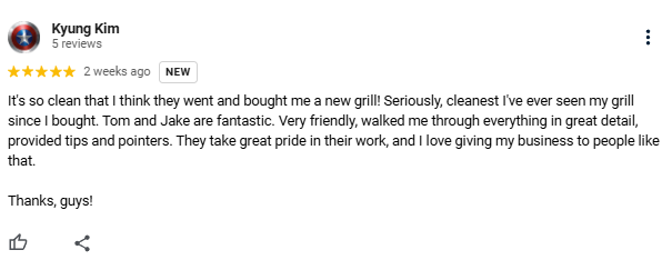 Kyung Kim Review - Phoenix Grill Cleaning