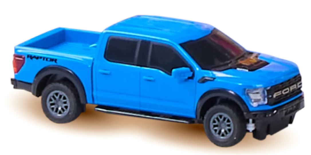 Niebieski zabawkowy samochód