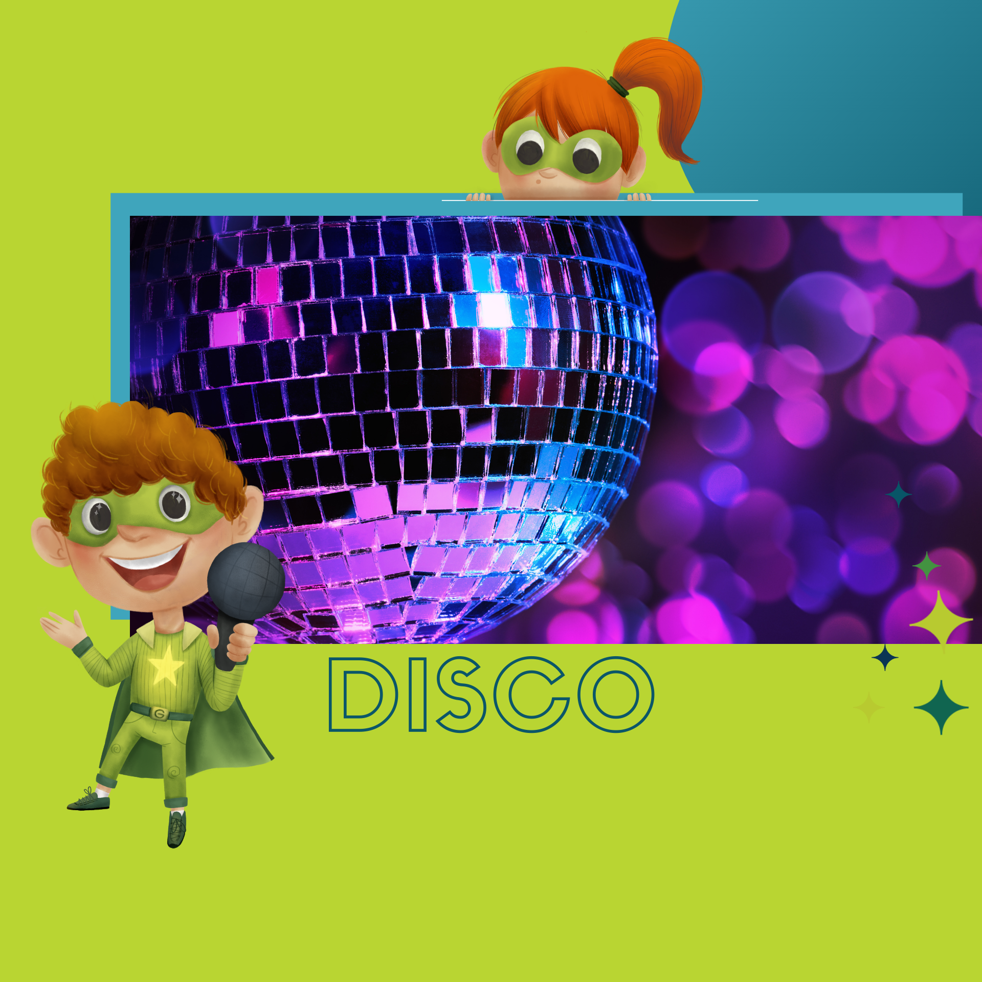 Uczestnik obozu śpiewający karaoke.