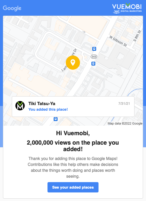 Online map visibility