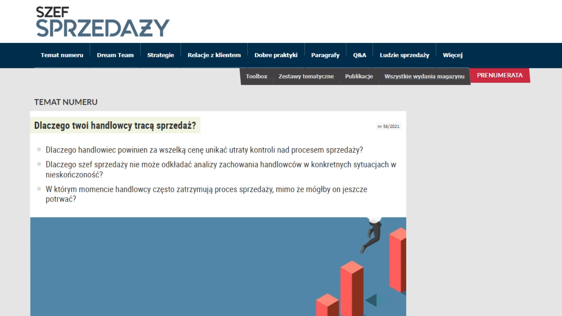 Szef Sprzedaży - Dlaczego twoi handlowcy tracą sprzedaż?