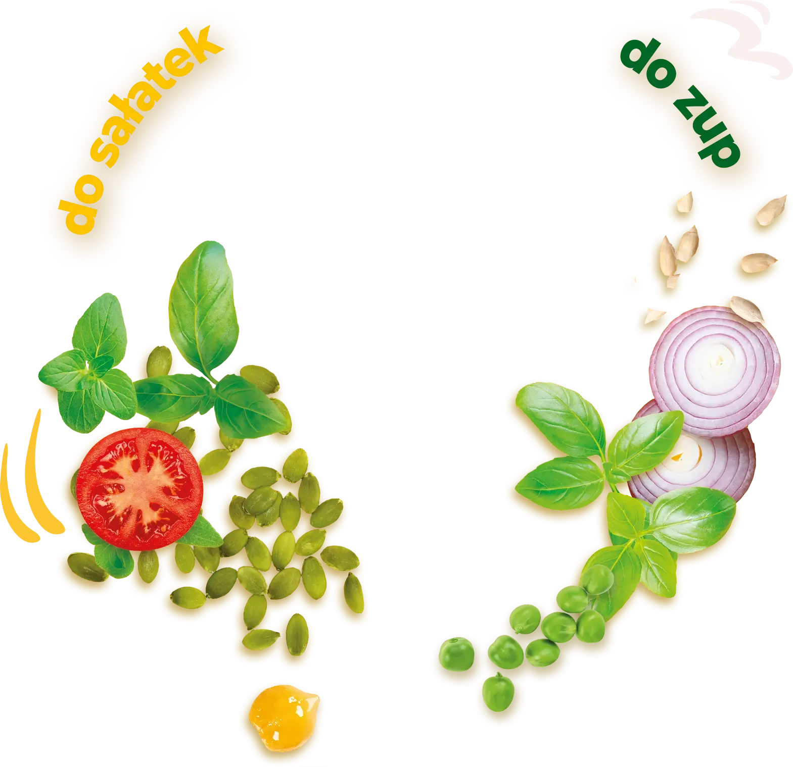 Chrupiący mix do zup z ciecierzycą