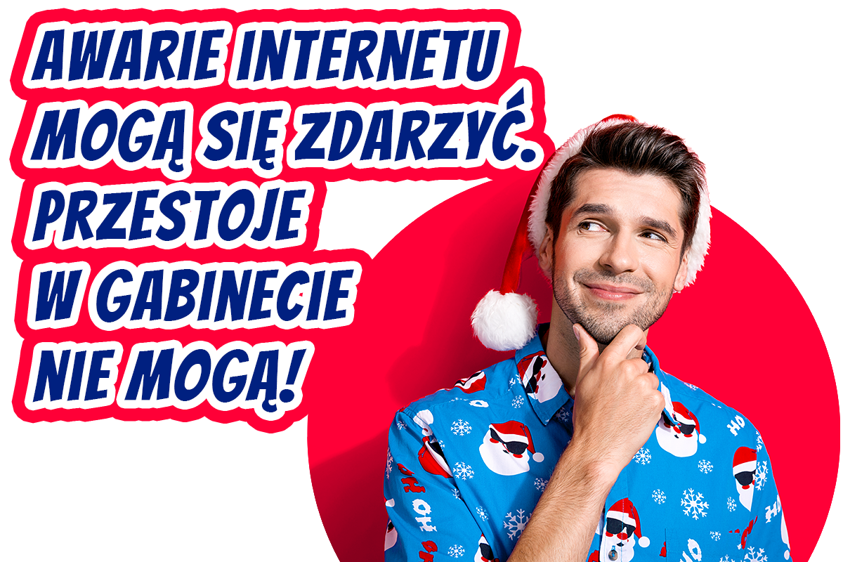 Awarie internetu mogą się zdarzyć. Przestoje w gabinecie nie mogą!
