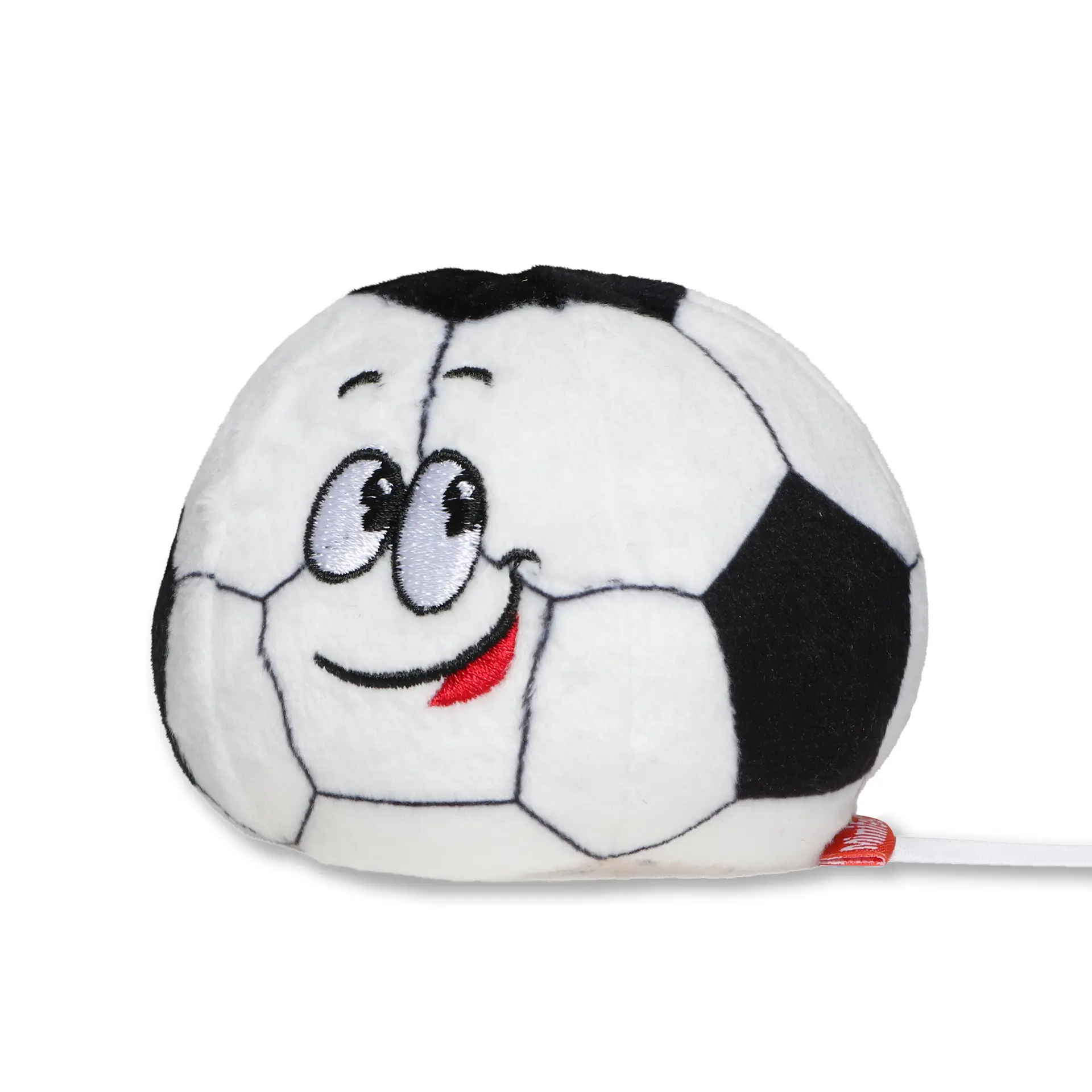 Schmoozies Fu&szlig;ball Displayreiniger Pl&uuml;schball mit Mikrofasertuch
