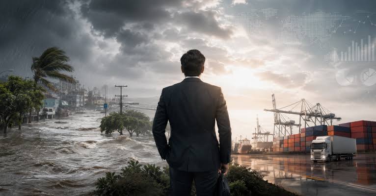 Equipo de profesionales analizando datos financieros en una oficina moderna