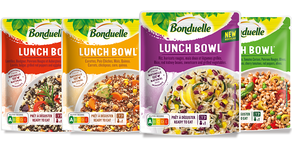 NOUVEAU Découvrez la gamme Lunch Bowl Bonduelle