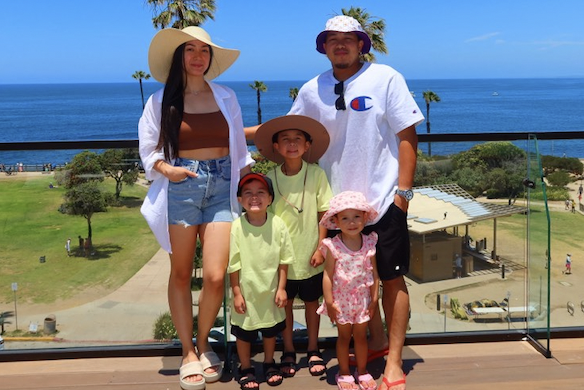 family on beach digital nomad vacation whenever you wish