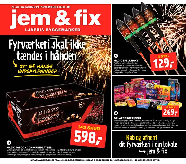 Jem & Fix Fyrv&aelig;rkerikatalog 2019