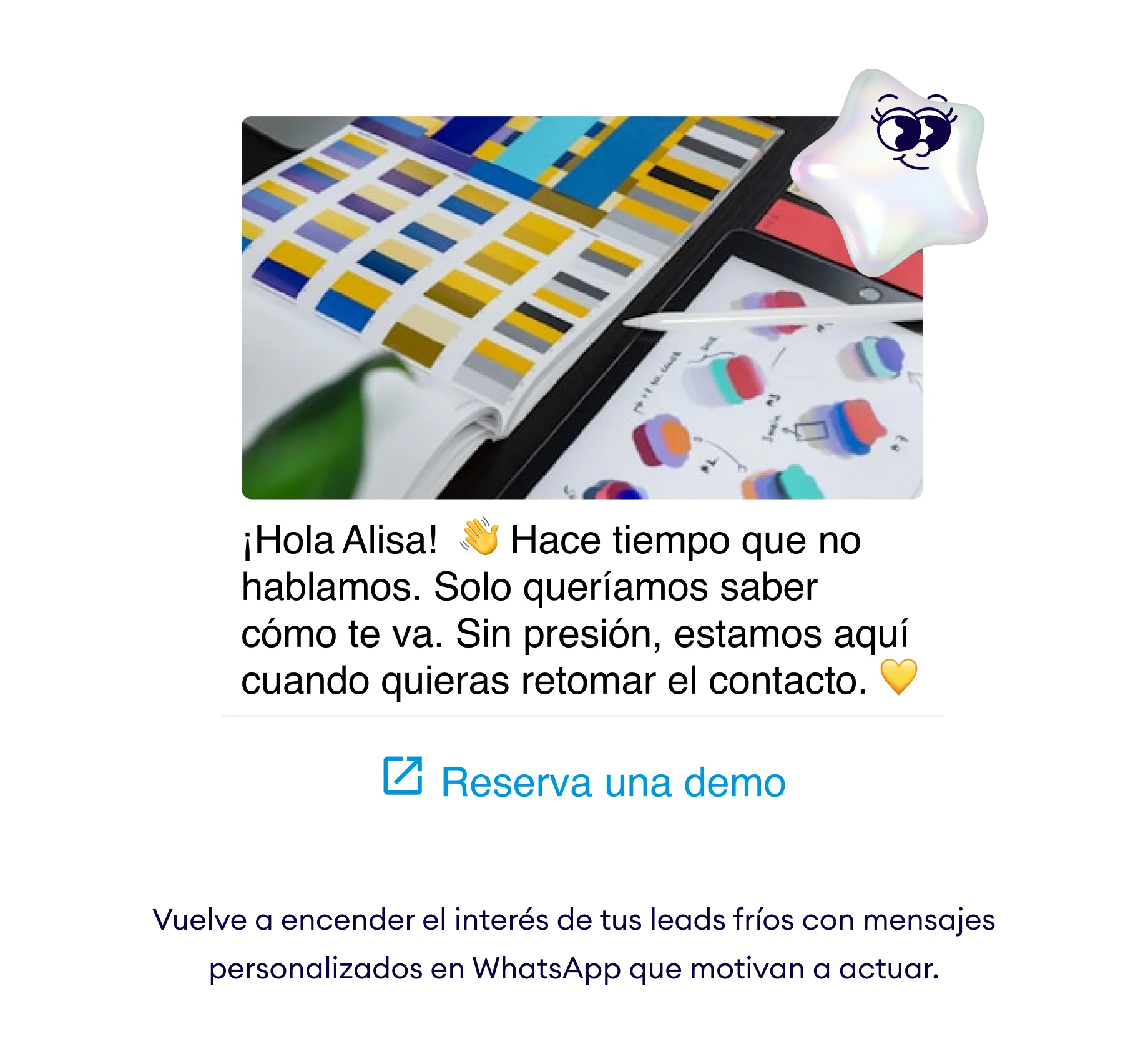 Reconecta con un toque personal