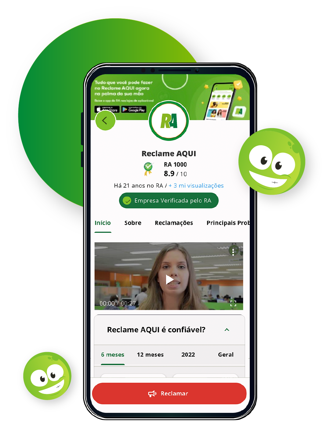 APP Reclame AQUI baixe o aplicativo agora!