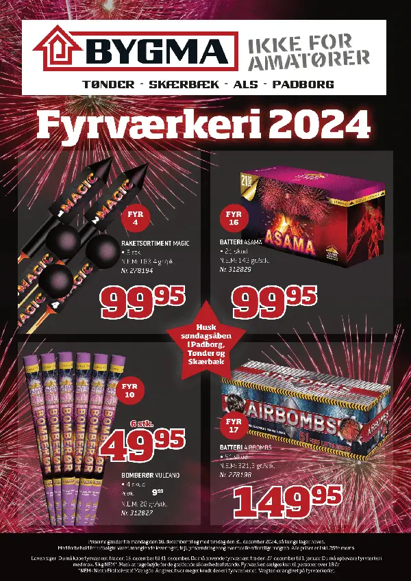 Bygma Fyrværkerikatalog 2024 2025
