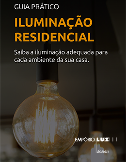 Capa do Guia Prático de Iluminação Residencial da Empório Luz Design