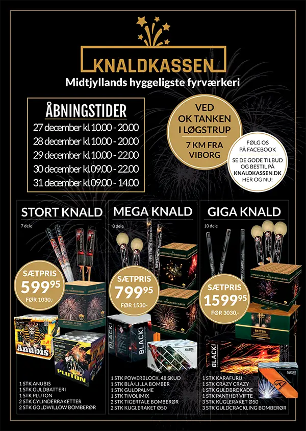 Knaldkassen fyrværkerikatalog 2024 2025