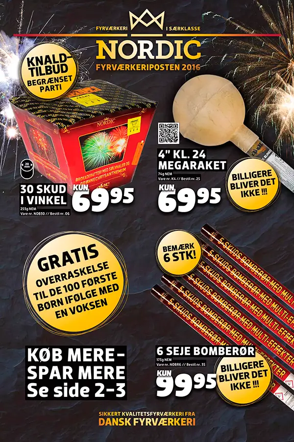 AFAC Nordic Fyrværkerikatalog 2016