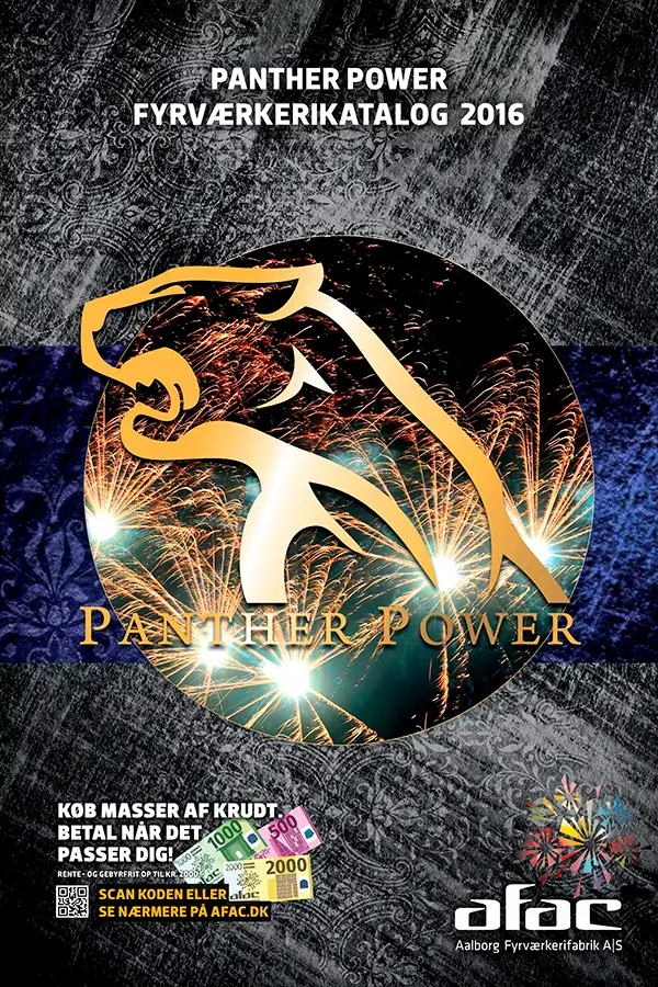 AFAC Panther Fyrværkerikatalog 2016