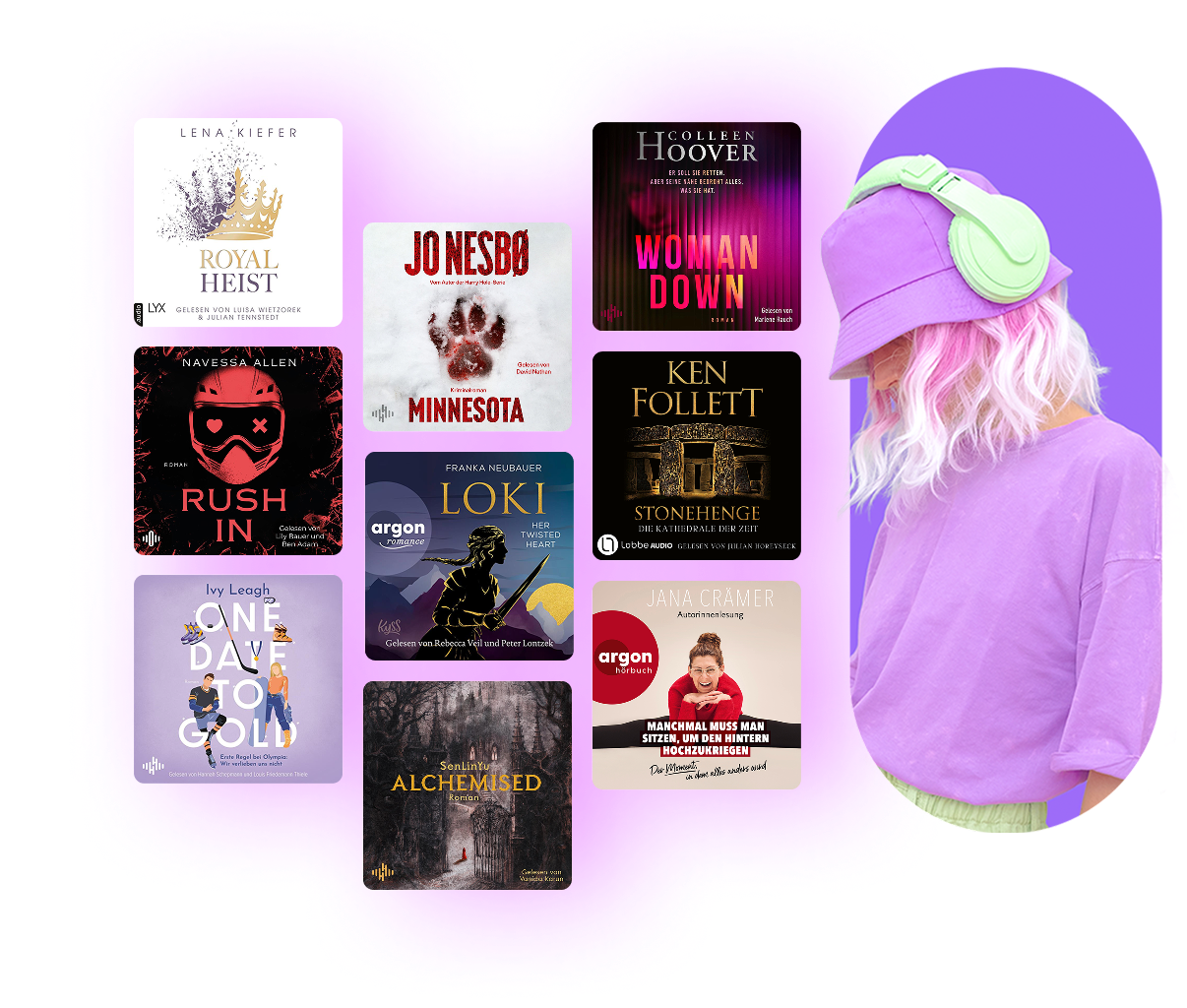 Cover der erh&auml;ltlichen H&ouml;rb&uuml;cher