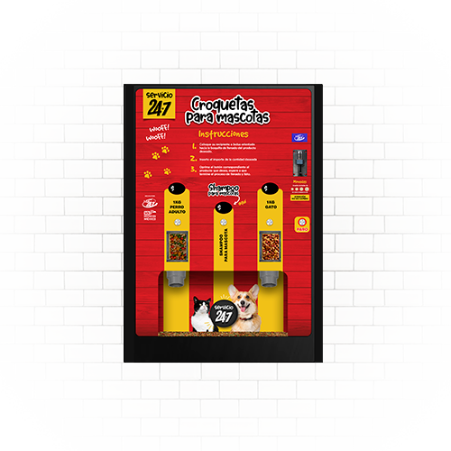 A Granel 24-7 Negocio con Vending de Productos para Limpieza