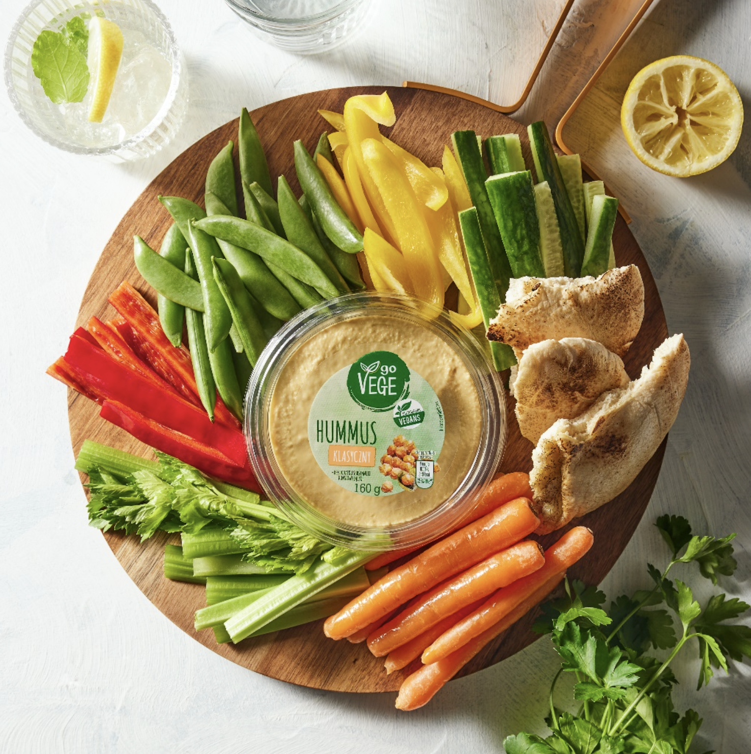 Hummus Go Vege z dodatkami